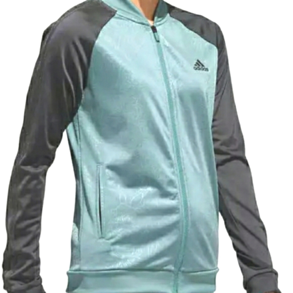 Adidas Climalite Full Zip Embossed Jacket Women's Size Small NWOT